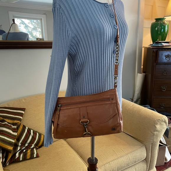 THE SAK Cognac Leather Crossbody - Picture 16 of 16